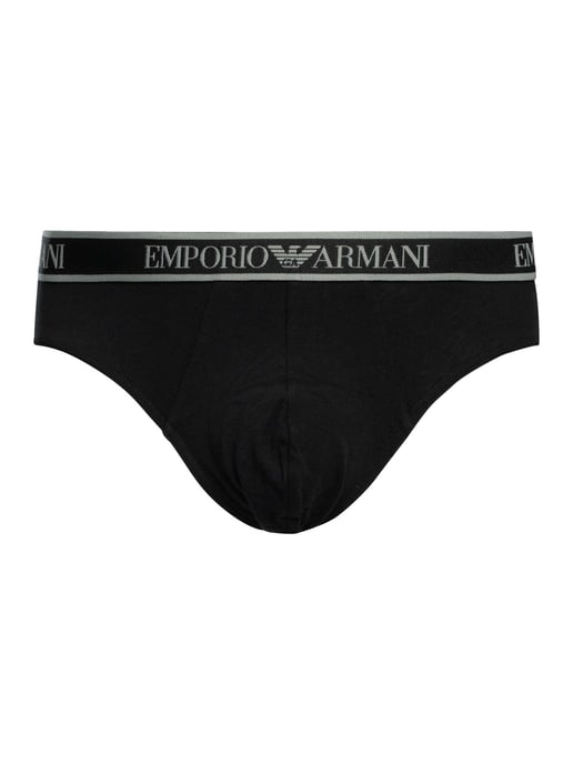 Emporio Armani 3 Pack Briefs, Schwarz - Image 2