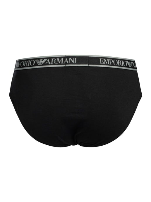 Emporio Armani 3 Pack Briefs, Schwarz - Image 4