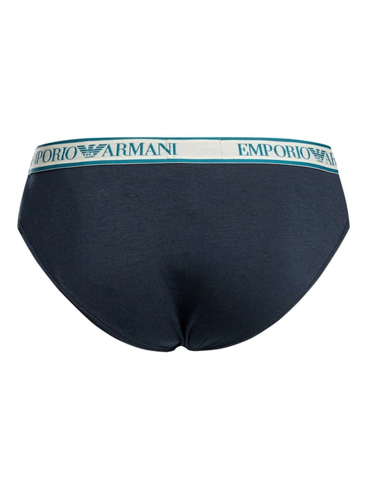 Emporio Armani 3 Pack Cotton Stretch Slip, Blau - Image 4