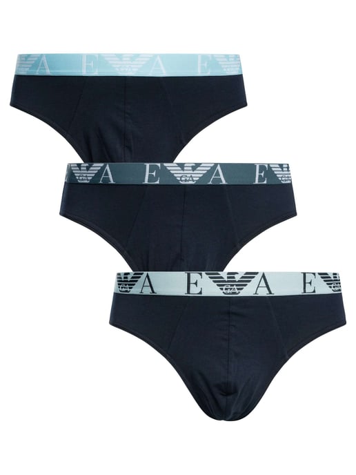 Emporio Armani 3 Pack Briefs, Mehrfarbig - Image 1