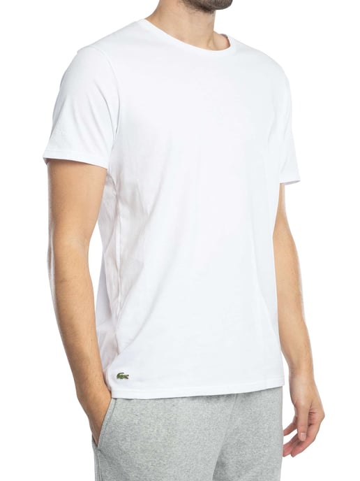 Lacoste 3Er-Pack Lounge-T-Shirts Mit Rundhalsausschnitt, Weiß - Image 3