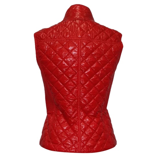 Burberry Steppweste mit Reißverschluss aus rotem Polyamid - Image 3