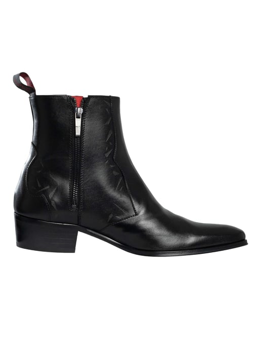 Jeffery West Carlito Chelsea-Stiefel Aus Leder, Schwarz - Image 3