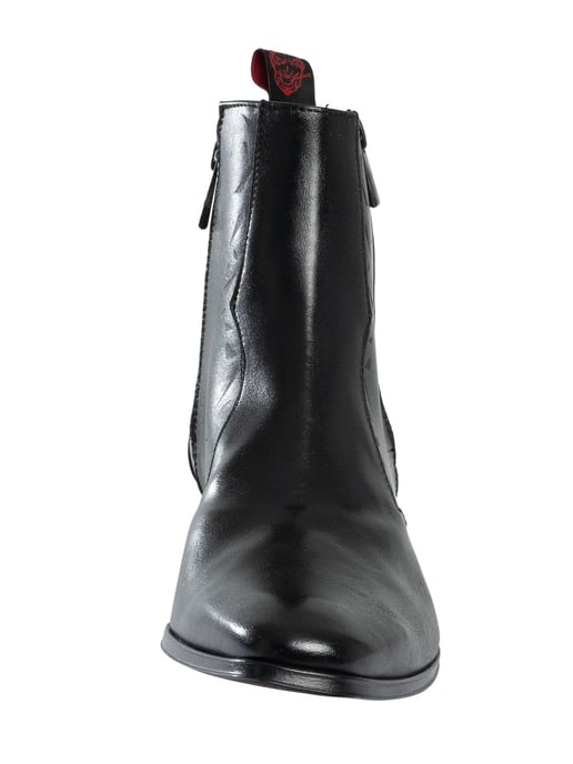 Jeffery West Carlito Chelsea-Stiefel Aus Leder, Schwarz - Image 4