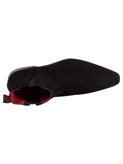 Jeffery West Wildlederstiefel, Schwarz - Image 6