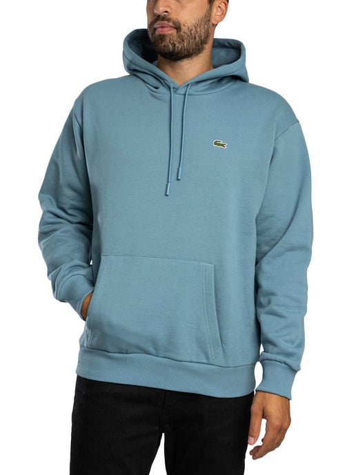 Lacoste Logo Pullover Hoodie, Blau - Image 2