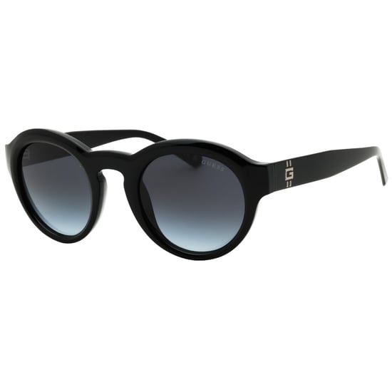 Guess Sonnenbrille Mit Farbverlauf Und Rauchfarbenen Gläsern, Glänzend Schwarz - Image 2