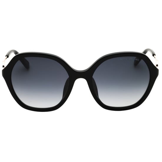 Schwarze Sonnenbrille Von Marc Jacobs Mit Goldenen Details - Image 1