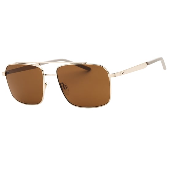Nike Traveler Strike Sonnenbrille Mit Braunen Gläsern Und Goldoptik - Image 1