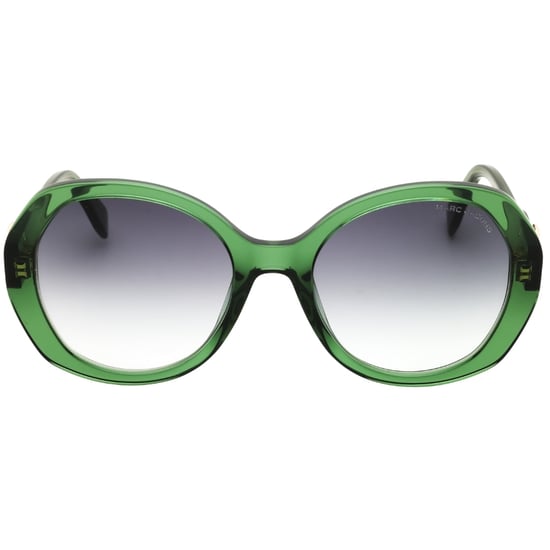 Marc Jacobs Sonnenbrille Mit Grünem Rahmen Und Grau-azurblauem Design - Image 1