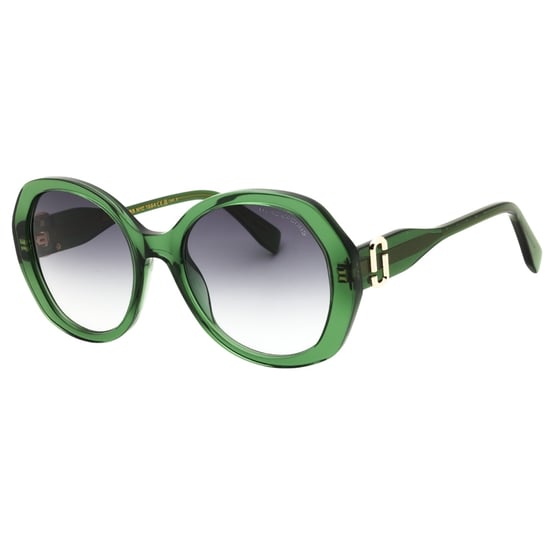 Marc Jacobs Sonnenbrille Mit Grünem Rahmen Und Grau-azurblauem Design - Image 2