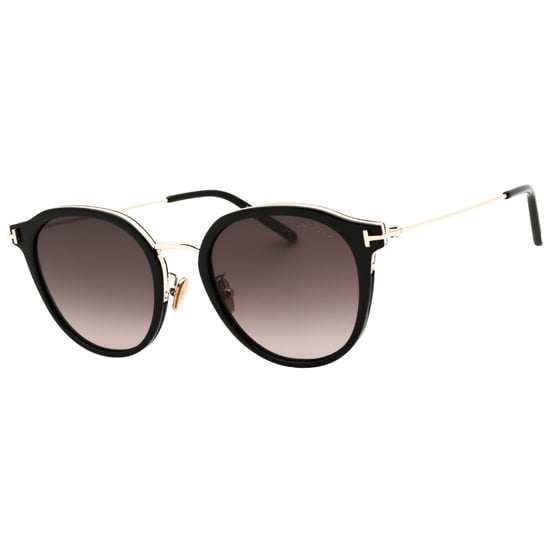 Tom Ford Sonnenbrille Mit Braunem Farbverlauf Und Glänzend Schwarzen Gläsern - Image 2