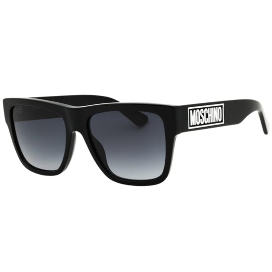 Moschino Sonnenbrille Mit Grauem Farbverlauf Und Schwarzen Gläsern - Image 2