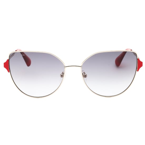 Max & Co Sonnenbrille Mit Goldgerahmtem Farbverlauf In Rauchgrau - Image 1