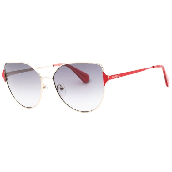 Max & Co Sonnenbrille Mit Goldgerahmtem Farbverlauf In Rauchgrau - Image 2