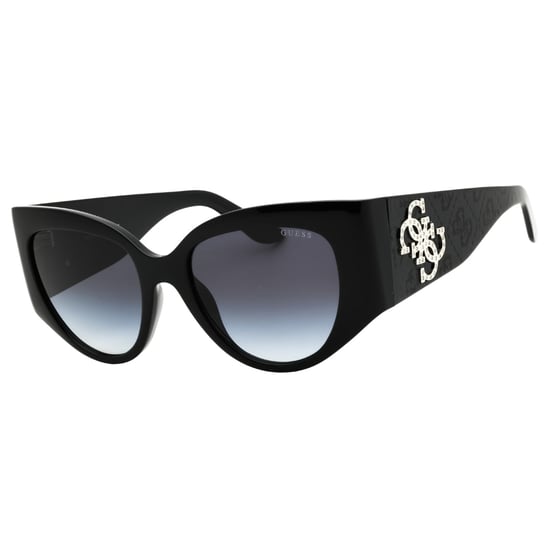 Glänzende Schwarze Ovale Sonnenbrille Von Guess - Image 2