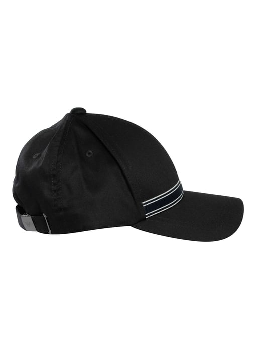 Emporio Armani Markenstreifenkappe, Schwarz - Image 4