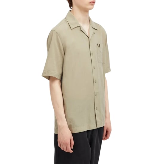 Fred Perry Strukturiertes, Leichtes, Warmgraues Urlaubshemd - Image 2