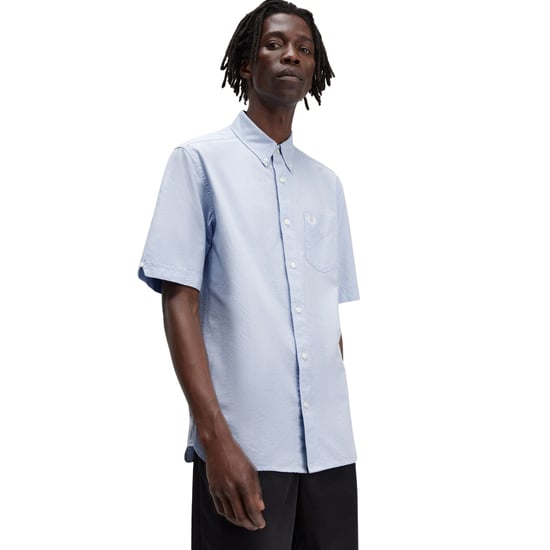 Fred Perry Kurzarmhemd, Hellgrau - Image 3