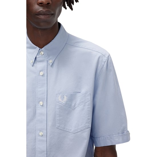 Fred Perry Kurzarmhemd, Hellgrau - Image 4