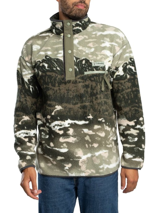 Columbia Helvetia II Fleece Mit Halblangem Druckknopf, Grün - Image 2