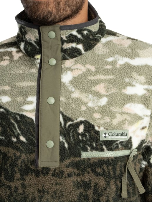 Columbia Helvetia II Fleece Mit Halblangem Druckknopf, Grün - Image 4
