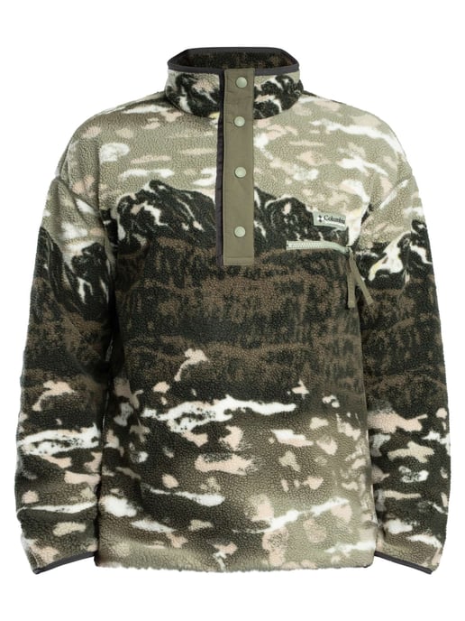 Columbia Helvetia II Fleece Mit Halblangem Druckknopf, Grün - Image 5