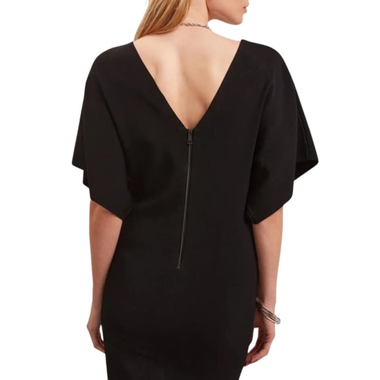 Ted Baker Rebecca Strickkleid In Schwarz Mit V-ausschnitt, Midi-länge - Image 3