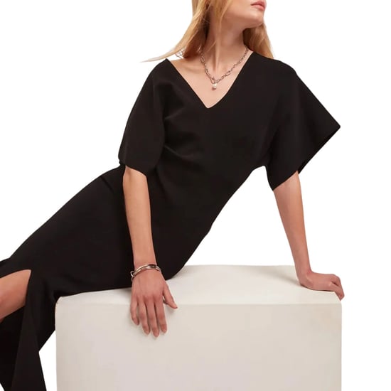 Ted Baker Rebecca Strickkleid In Schwarz Mit V-ausschnitt, Midi-länge - Image 5