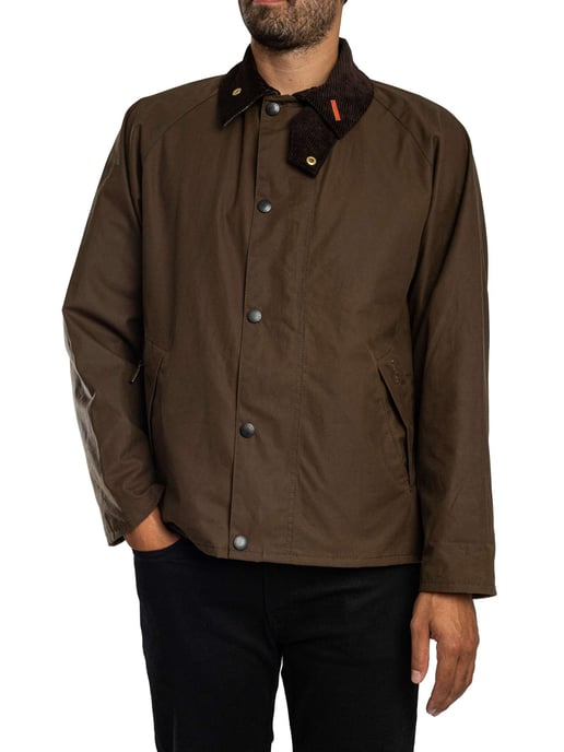 Barbour Icons Transport Wachsjacke, Braun - Image 2