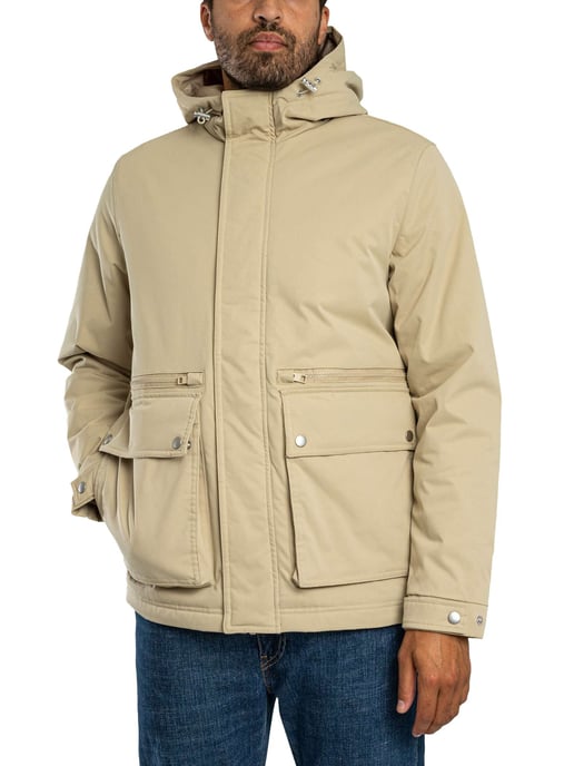 Jack & Jones Wolf Parka Jacke, Beige - Image 2