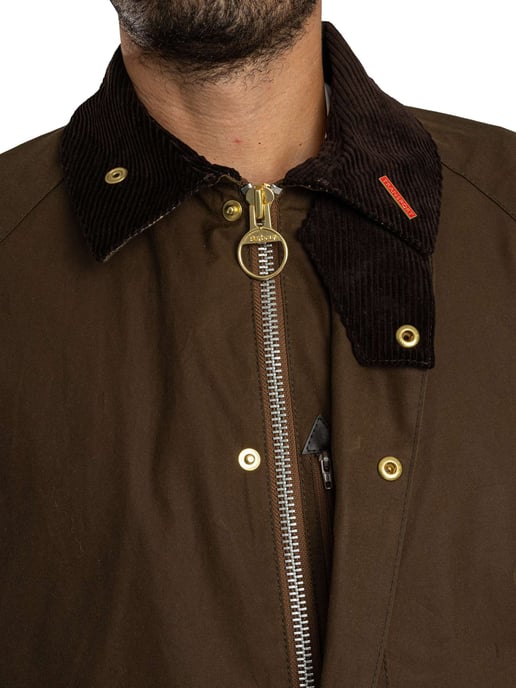 Barbour Icons Transport Wachsjacke, Braun - Image 4