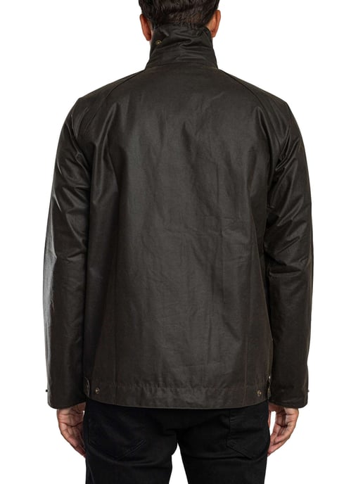 Barbour Kurze Bedale Wachsjacke, Grün - Image 5