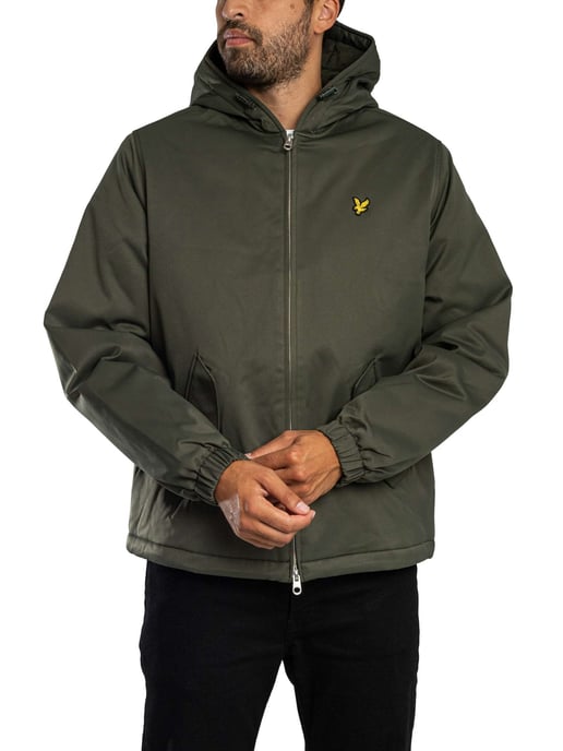 Lyle & Scott Wattierte Jacke Mit Kapuze Und Reißverschluss, Grün - Image 2