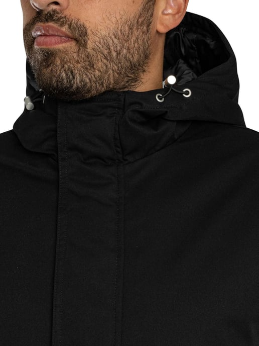 Jack & Jones Wolf Parka Jacke, Schwarz - Image 5