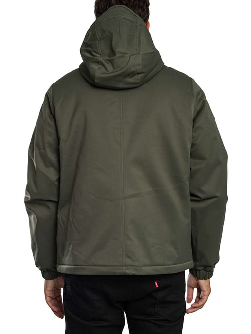 Lyle & Scott Wattierte Jacke Mit Kapuze Und Reißverschluss, Grün - Image 3