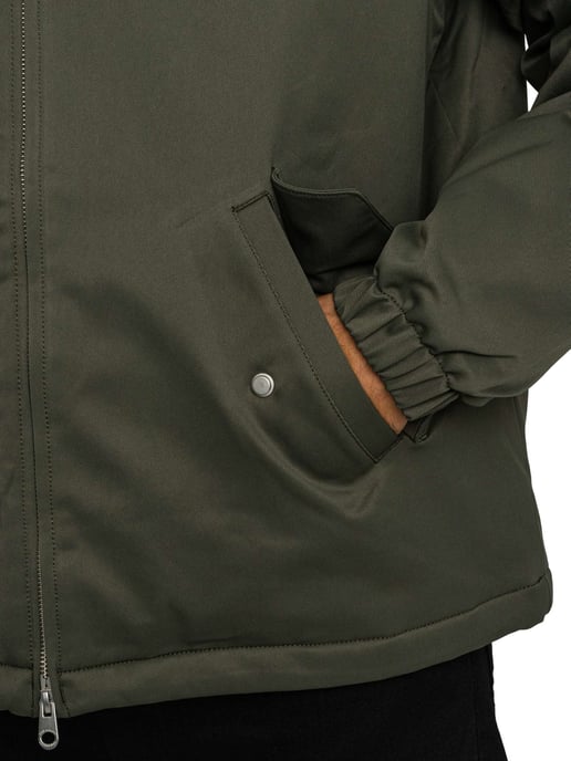 Lyle & Scott Wattierte Jacke Mit Kapuze Und Reißverschluss, Grün - Image 4
