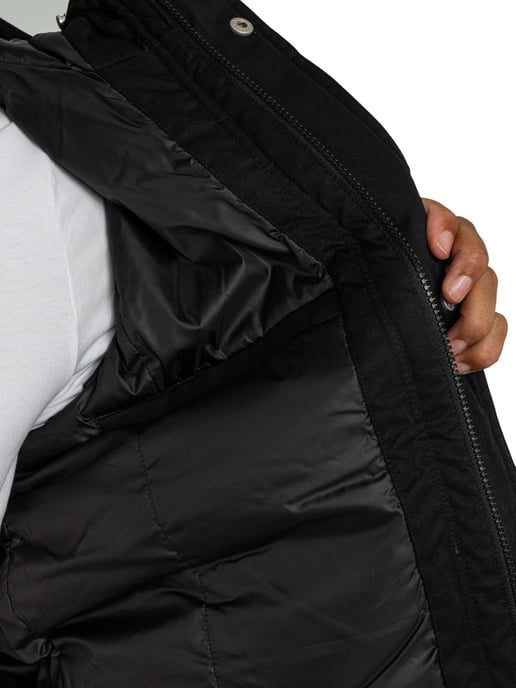 Jack & Jones Wolf Parka Jacke, Schwarz - Image 6