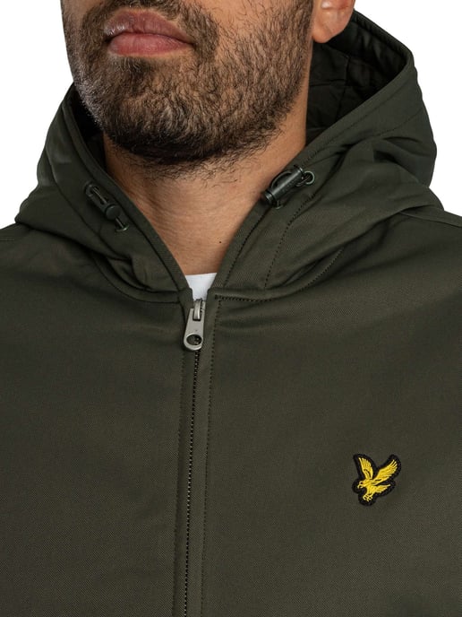 Lyle & Scott Wattierte Jacke Mit Kapuze Und Reißverschluss, Grün - Image 5
