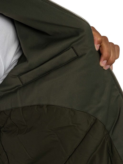 Lyle & Scott Wattierte Jacke Mit Kapuze Und Reißverschluss, Grün - Image 6