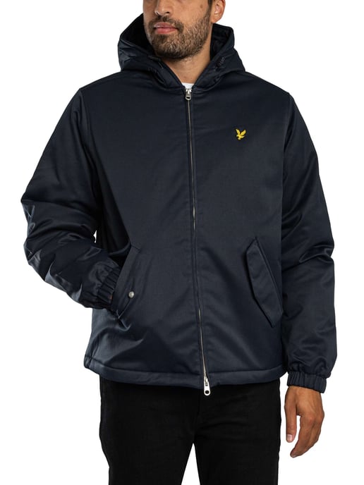Lyle & Scott Wattierte Jacke Mit Kapuze Und Reißverschluss, Blau - Image 2
