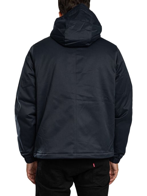 Lyle & Scott Wattierte Jacke Mit Kapuze Und Reißverschluss, Blau - Image 3