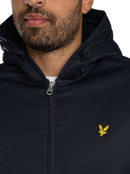 Lyle & Scott Wattierte Jacke Mit Kapuze Und Reißverschluss, Blau - Image 5