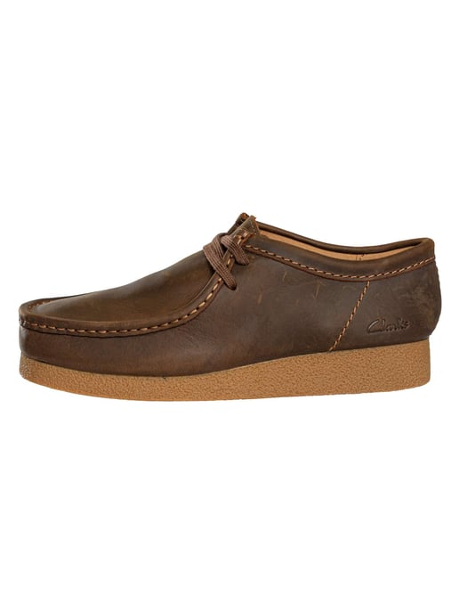 Clarks Wallabee EVO Lederschuhe, Braun - Image 2