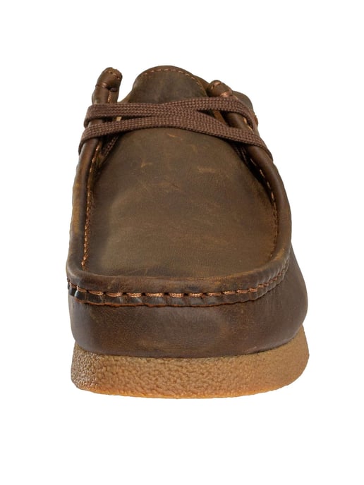 Clarks Wallabee EVO Lederschuhe, Braun - Image 4