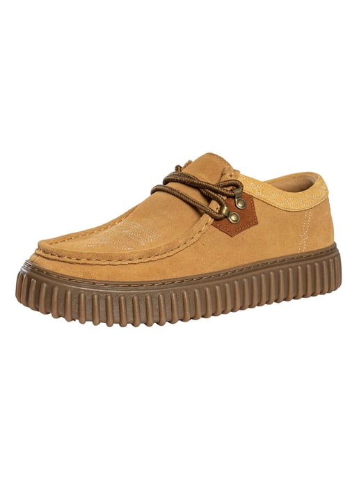 Clarks Torhill Lo Wildlederschuhe, Braun - Image 1