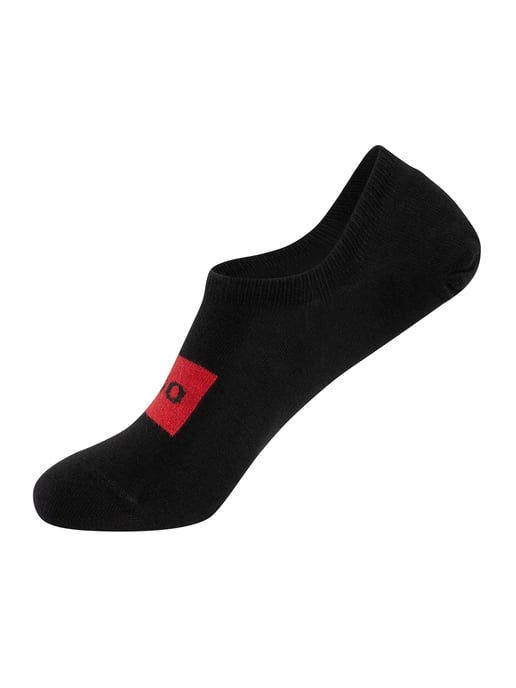 HUGO 3Er-Packung Etiketten-Sneakersocken, Schwarz - Image 4