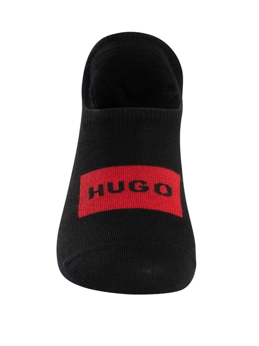 HUGO 3Er-Packung Etiketten-Sneakersocken, Schwarz - Image 5
