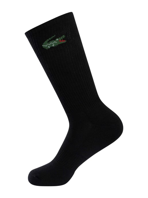Lacoste 3Er-Pack Crew-Socken, Schwarz - Image 4