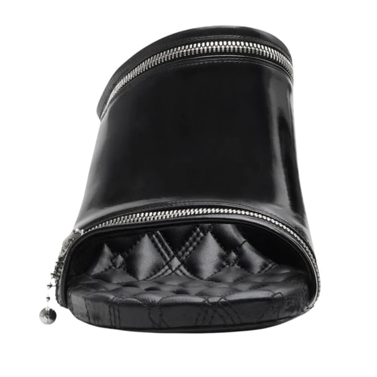 Burberry Peep Mules Mit Absatz, Schwarze Absätze - Image 2